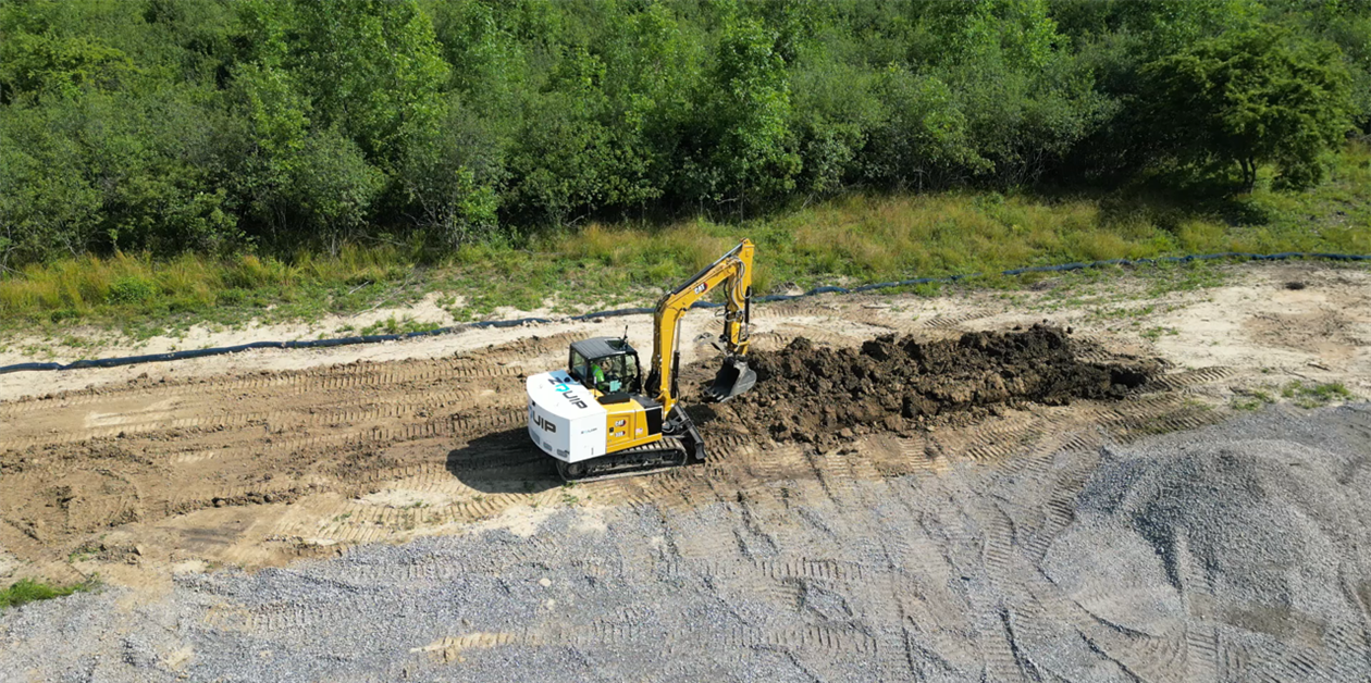 Zero emissions construction 2025 digger runs out