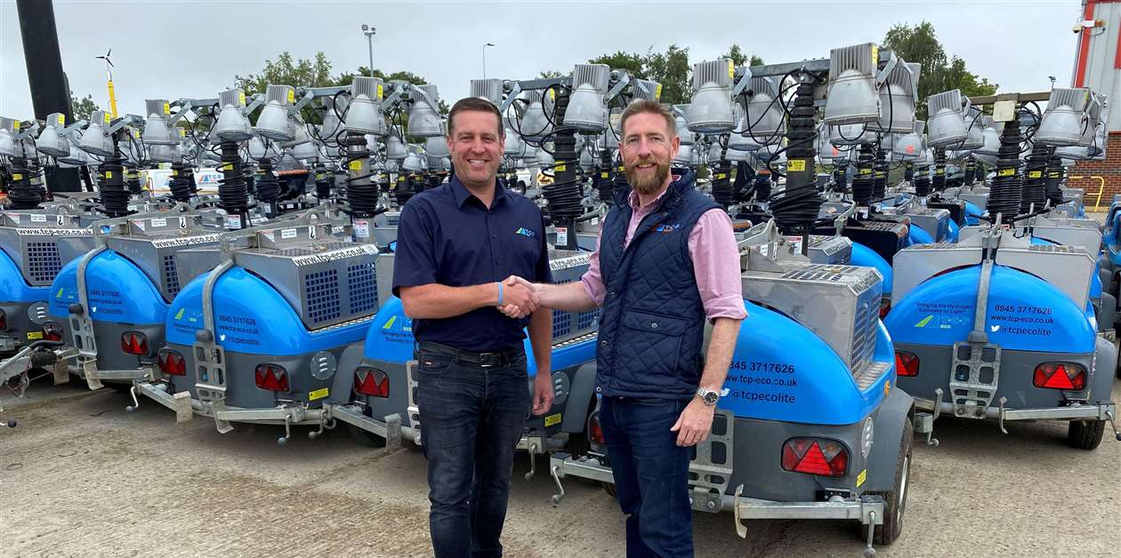 UK Plant Hire Company Leads the Way with 500 Hydrogen Fuel-Cell Lighting Towers