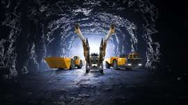 Epiroc equipment in a tunnel