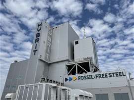 Hybrit steel plant in Luleå, Sweden