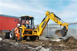 The JCB Platinum edition backhoe loader