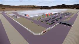 Rendering of Bobcat Mexico manufacturing facility