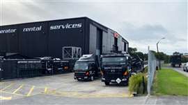 A Generator Rental Services facility in New Zealand