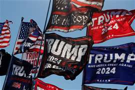 Trump flags