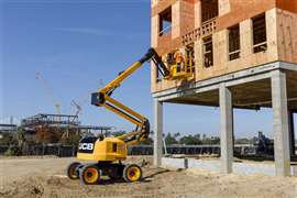 JCB articulating boom