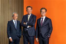 From left to right: Maurits Duynstee, Jan Piet Valk and Dirk-Jan Stoppelenburg. Photo: Boels Group