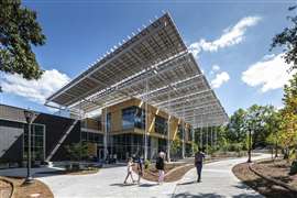 Exterior view of Kendeda Building in Georiga, US (Image: Kendeda Building)