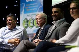 From left to right: Peter Haddock, Brian Jones, Asif Latief and Kathryn Adams.