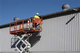 Photo of a Snorkel S2755RT scissor lift in the Kennards Hire access fleet. (Photo: Kennards Hire)