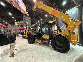 Caterpillar TH1255 at World of Concrete (Image: Mitchell Keller)