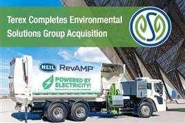 Terex completes acquisition of Environmental Solutions Group